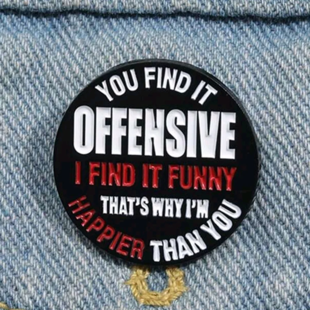 Cute Funny Novelty Enamel Pin Hat Pin Jacket Pin Bag Pin